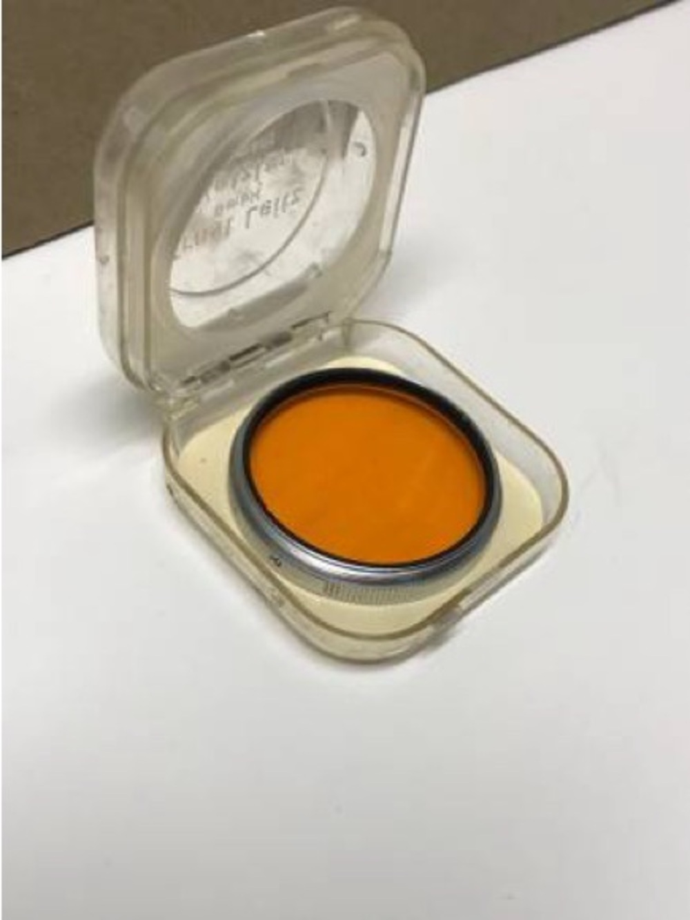 Leica Orange Camera Lens